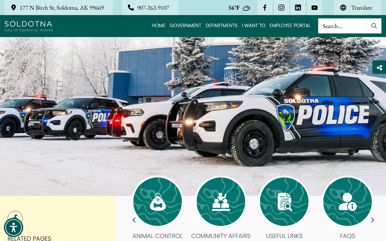 Soldotna police department phone directory