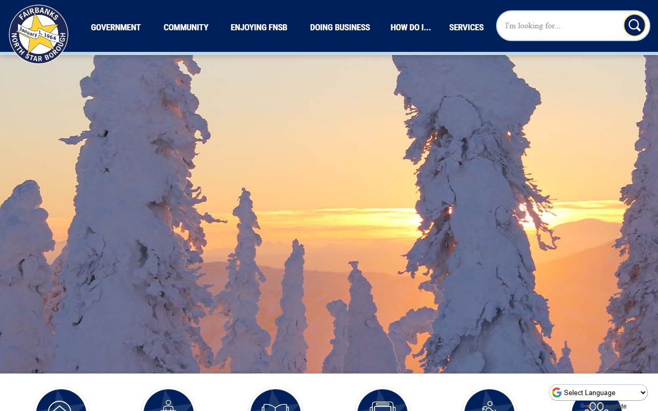 Fairbanks North Star Borough official website phone directory