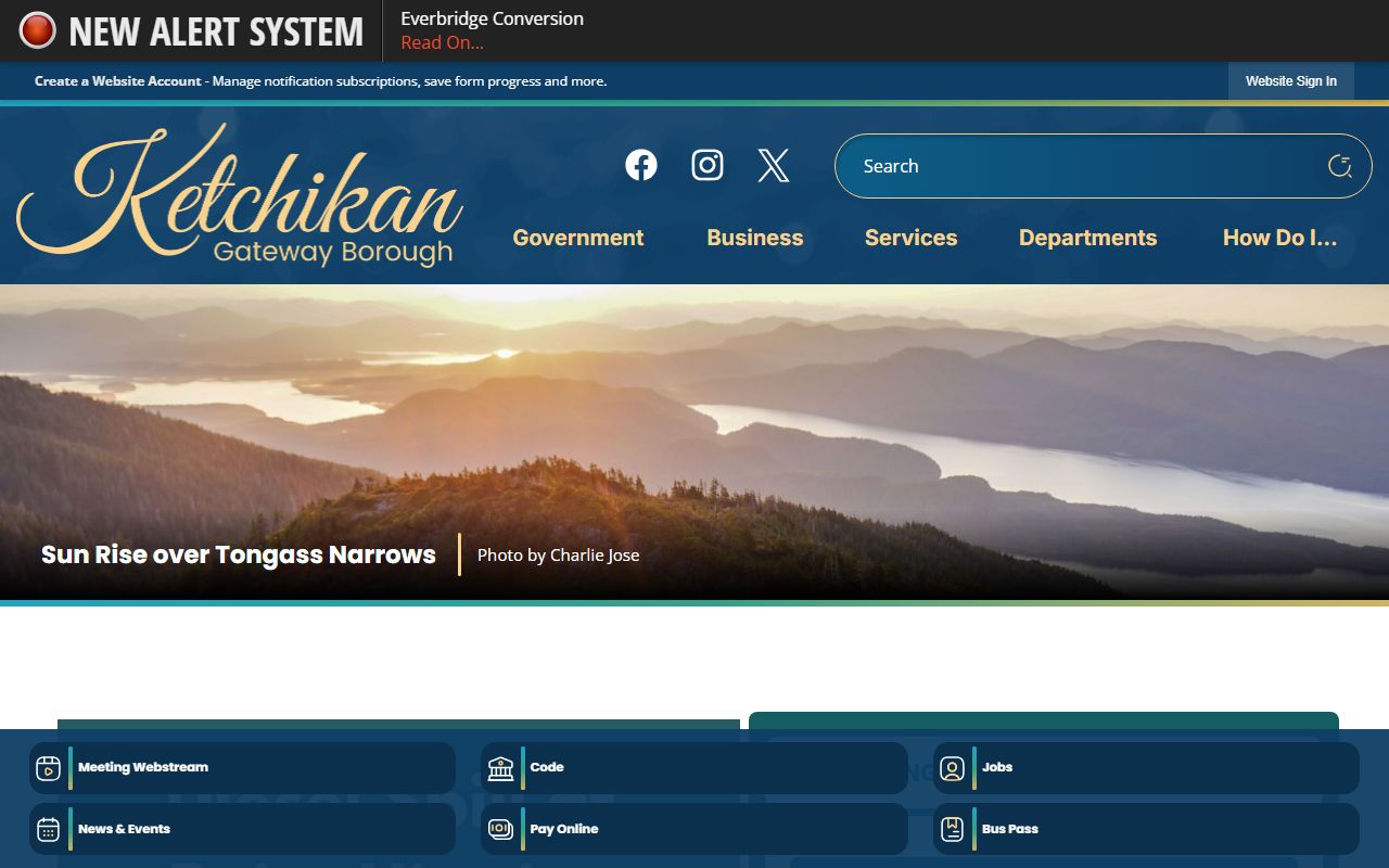 Ketchikan Gateway Borough official website phone directory